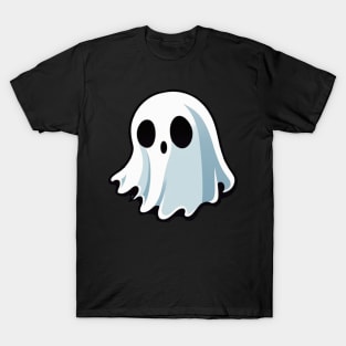 Cute chunky ghost halloween design T-Shirt